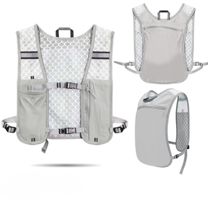 <b>Running</b> Phone Pouch Outdoor Hiking Vest Bag Cycling Chest Bag Lightweight Sports Storage <b>Backpack</b> <b>Water</b> Bottle Bag Oxford - Product Image 1