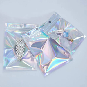 Bolsas con Cierre Hermético a Prueba de Olores, Bolsas de Plástico Mylar con Cierre Hermético Holográfico, Reciclables, Resistentes a la Humedad y al Agua - Product Image 3