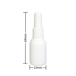 ขวดยาเปล่าพลาสติกพร้อมแปรงสีขาวทรงกลมขนาด10มล. แบบพกพา - Product Image 3