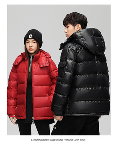Giacca Piumino Invernale Calda Stile Uncinetto OEM ODM con Logo Personalizzato, Cappuccio e Cerniera, Taglie Forti, Casual per Uomo e Donna - Product Image 4