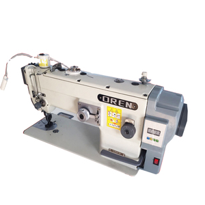 Máquina Industrial de Coser de Cama Plana RN-1531 <span class=keywords><strong>con</strong></span> Puntada de Diamante para Engrosar Costuras, Agujas Triangulares, Equipo de Unión de Bordes Nuevo - Product Image 2