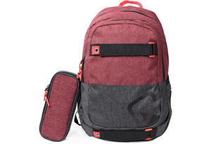 Échantillon gratuit Longboard portable durable et étanche de grande capacité avec support pour ordinateur portable, sac à dos pour skateboard - Product Image 3