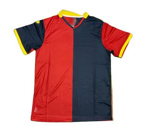 قميص تدريب كرة القدم للرجال من كومو غيانا لاتسو 25-26، بأكمام قصيرة، 100% بوليستر، ياقة عالية، خيار طباعة الشعار بالحرارة - Product Image 2