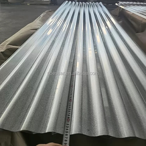 Tôle d'acier ondulée galvanisée à chaud <span class=keywords><strong>ESSAR</strong></span> AZ20-AZ150, épaisseur 0,40 mm, norme JIS, longue portée, revêtement aluminium-zinc, pour usine de matières premières - Product Image 3
