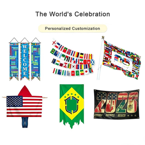 Drapeau adhésif pour porte, sans clou, sans outil, bannière à suspendre verticalement - Product Image 3