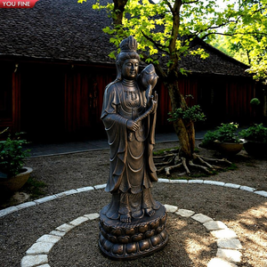 รูปปั้นพระโพธิสัตว์กวน<span class=keywords><strong>อิ</strong></span><span class=keywords><strong>ม</strong></span>สีบรอนซ์ YOUFINE พร้อ<span class=keywords><strong>ม</strong></span>ฐานดอกบัว สำหรับตกแต่งวัด สถานที่ท่องเที่ยว และภูมิทัศน์ - Product Image 3
