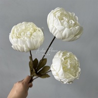 Fleurs artificielles de pivoine de soie de Offre Spéciale 3 têtes pour la décoration d'événement de mariage