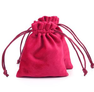 Pochette à Bijoux en Daim Doux de Luxe avec Cordon de Serrage, Prix Usine, Vente en Gros avec Logo - Product Image 4