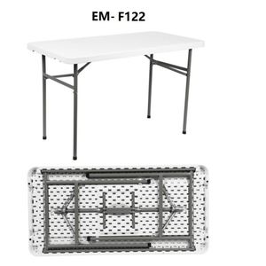 Table de jardin d'exposition portable, table rectangulaire longue en plastique, table d'étude, table de restaurant, table à <span class=keywords><strong>manger</strong></span> pour événement - Product Image 3