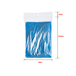 Erwachsene Regen ponchos sind sowohl für Männer als auch für Frauen geeignet. Wasserdicht und langlebig aus PE-Material - Product Image 6