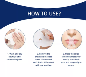 Mejora la calidad del sueño y el alivio instantáneo de los ronquidos Cinta para dormir de seda de alta calidad para tu boca - Product Image 6