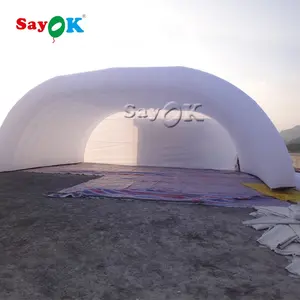 Beliebte Riesen Aufblasbare Bühne Zelt Aufblasbare Air Dach Abdeckung Angepasst Größe Im Freien Bühne Abdeckung Aufblasbare