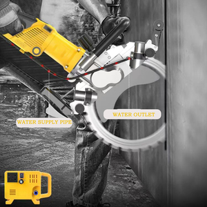ماكينة جديدة عالية الجودة محمولة باليد لكشط الجدار ، قاطع خرسانة عالي الجودة مع مضخة ومعدات ، تخفيضات كبيرة للبناء - Product Image 5