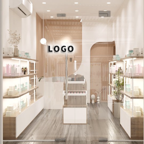 Diseño Personalizado de Fábrica para Decoración Interior de Tiendas de Cosméticos Pequeñas, Mostrador, Estante, Vitrinas para Tiendas de Maquillaje - Product Image 6