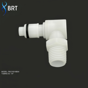 Raccords rapides en ligne BRT 1/4 pour tuyaux, mâle et femelle, en plastique, pour eau, avec échantillon gratuit - Product Image 4