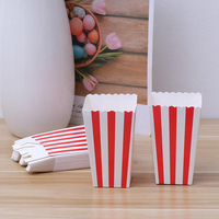 Boîte de pop-corn écologique personnalisée de haute qualité gaufrage de stratification mat pour emballage de restaurant à emporter Logo personnalisé