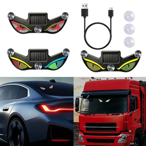 Autocollant LED pour vitre arrière de voiture, motif œil, lumière visuelle, accessoire de personnalisation automobile - Product Image 5