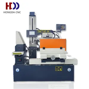 cnc edm machine CNC wire cut EDM machine high speed big taper 30 45 degree Multifunctional DK7745