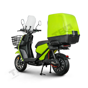 Scooter de Reparto de Comida de Dos Ruedas G4 con Caja Trasera Grande, Ciclomotor para Adultos, 60V, Autonomía de 40-60 km, Scooter G4 con Pedales - Product Image 2