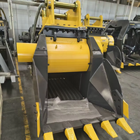 Godet broyeur hydraulique pour excavatrice, attache pour concassage de béton et de roche, idéal pour le recyclage des déchets de construction
