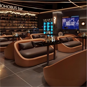 Muebles Personalizados para Cafeterías y Bares: Sofás de Estilo Industrial <span class=keywords><strong>Chic</strong></span> con Mesas - Product Image 2