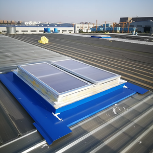 Ventilador de Telhado em Liga de Alumínio Natural para Telhados de Calha e Inclinação, Equipamento de Ventilação Industrial Moderno - Product Image 4