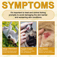 Complément alimentaire OIMMAL Tables Private Labels pour chiens souffrant d'allergies : Vitamines, Curcuma, Vinaigre de cidre de pomme et Huile de poisson Oméga-3