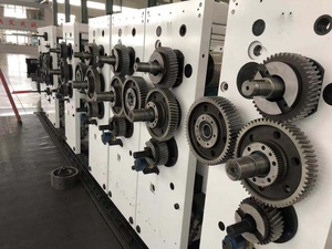 Đầy Đủ Tự Động Flexo Mực Hộp Carton In Ấn Khía Die-Cắt Máy - Product Image 6