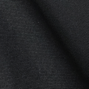 Tissu tissé 100 % polyester noir, anti-boulochage, en filament vierge, largeur 53 pouces, pour la décoration et les vêtements de travail - Product Image 2