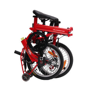 <span class=keywords><strong>Bicicleta</strong></span> Plegable TXED de 16 <span class=keywords><strong>Pulgadas</strong></span> con Marco de Aleación de Aluminio, 3 Velocidades, 12.5 kg de Peso Ligero, Frenos V, Neumáticos CST, <span class=keywords><strong>Bicicleta</strong></span> Eléctrica Plegable para Adultos - Product Image 6