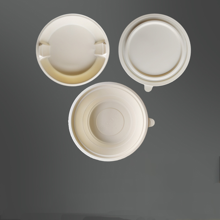 Disposable Ramen Bowls Corn Starch Soup Bowl Plastic Salad
