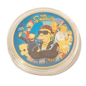 Moneda Conmemorativa de Anime Japonés Personalizada al por Mayor del Fabricante, Moneda de Oro de los <span class=keywords><strong>Simpson</strong></span>, Personaje de Dibujos Animados, Chapada en Oro de 24K - Product Image 4