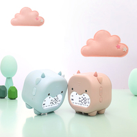 Großhandel Cute Cow LED Schreibtisch uhr Digital Alarm Schlaf Trainer Snooze Timer Sound Control Anpassbare Wake LED-Leuchten für Kinder