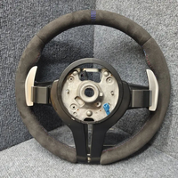 Volant de direction en cuir carbone personnalisé pour BMW E60 E46 2005-2010, remplacement original adapté à la série E