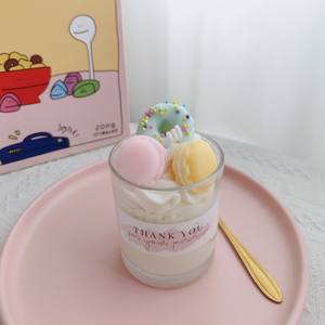 Velas Aromáticas de Lujo al por Mayor con Aroma a Helado y Postre, Hechas a Mano con Cera de Soja y Cera de Abeja, en Forma de Copa, de Larga Duración, Ideales para Bodas - Product Image 6