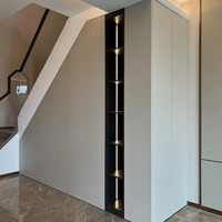 Meubles fonctionnels cachés sous les escaliers, armoires de rangement pour hôtel et maison, niches intégrées dans les escaliers, armoires de rangement