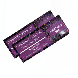 Biglietto Personalizzato con Logo: Biglietto <span class=keywords><strong>di</strong></span> Viaggio, Carta d'Imbarco, Biglietto per Concerto, Biglietto Sorpresa, Biglietto Regalo, <span class=keywords><strong>Invito</strong></span> VIP - Product Image 2
