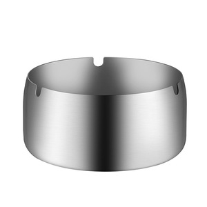 Migao Stainless Steel <b>Ashtray</b> 8cm 10cm 12cm 14cm Round Windproof Gift <b>Ashtray</b> - Product Image 4