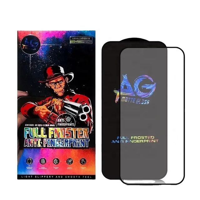 Wholesale AG Silk Matte Anti Blue Ray and Anti Explosion Tempered Glass Screen Protector for iPhone 14 15 16 17 Mobile Phones