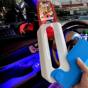 Étuis universels de téléphone portable de couteau de carotte géant drôle pour toutes les tailles de téléphone 6.7 "jouet de décompression housse de protection pliable - Product Image 4