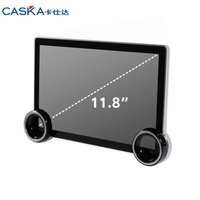 Autoradio GPS Android 13 QCM6125 avec écran QLED, double bouton, commande vocale, caméra panoramique 360°, DSP, garantie 1 an, montage sur tableau de bord