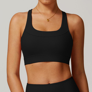 Venta al por mayor de ropa de Fitness Yoga personalizada 4 piezas de entrenamiento sin costuras mujeres de talla grande conjuntos de gimnasio deportes Fitness Yoga conjuntos - Product Image 4
