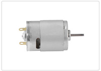 Motor DC Mini 24V Motor Listrik Kecil Kecepatan Tinggi Motor Sikat Mikro untuk Kipas Mobil Mainan DIY