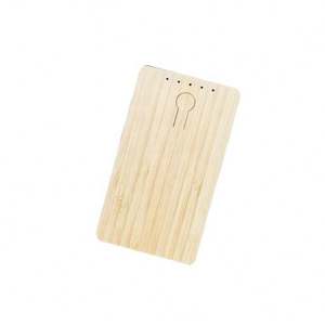 Ensemble Cadeau d'Affaires de Luxe Personnalisé avec Logo : Stylo et Batterie Externe en Bois pour Hommes, Idéal pour le Bureau et les Souvenirs, Impression Sérigraphique - Product Image 4