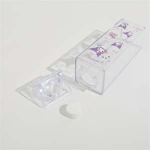 Wholesale 500Ml BPA Free Acrylic Plastic <b>Clear</b> Carton Transparent Milk <b>Water</b> <b>Bottle</b> - Product Image 5