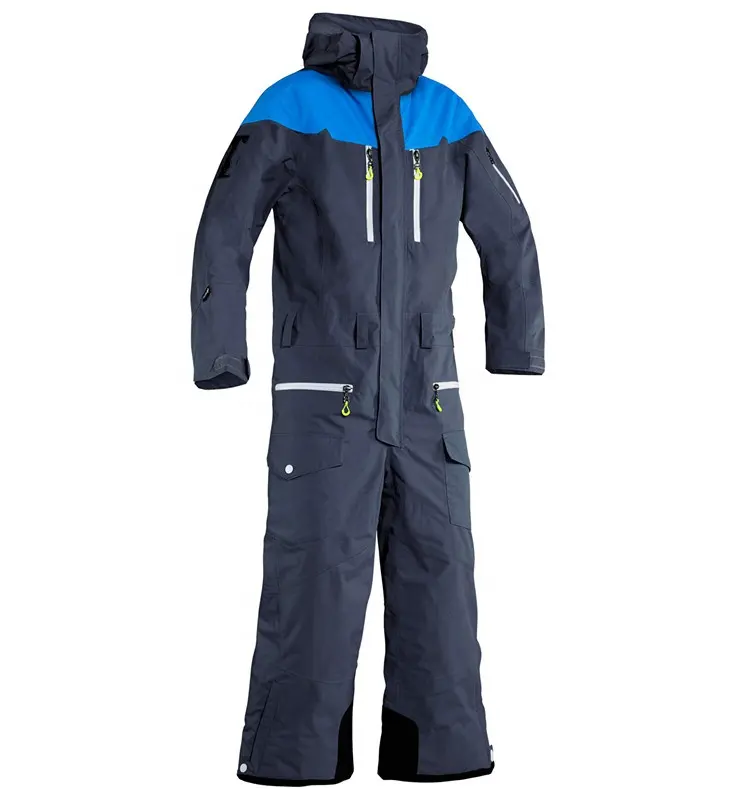 LF-Cold combinaisons de course de ski d'hiver vêtements une pièce combinaison de neige sport de plein air vêtements de ski pour hommes avec capuche