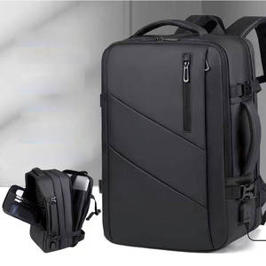 Mochila Expandible de Gran Capacidad para Portátil de 17 Pulgadas, Impermeable, para <span class=keywords><strong>Viajes</strong></span> de Negocios, con Carga USB para Hombre, Mochila para Computadora OEM - Product Image 2