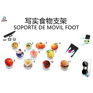 สติ๊กเกอร์ติดโทรศัพท์มือถือรูปผลไม้ 3 มิติ ยี่ห้อ DAM Realistic Food ที่วางโทรศัพท์แบบติดตั้งได้ทุกชนิด - Product Image 3