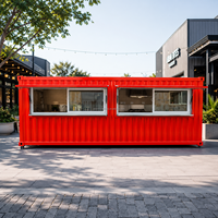 Offre Spéciale : Restaurants Conteneurs Portables de 20 pieds – Cafés Modulaires Préfabriqués Modifiés, Bars Conteneurs Maritimes