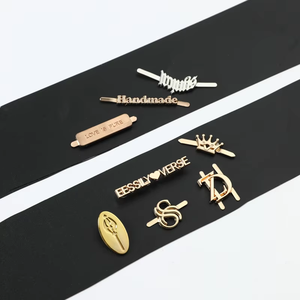 Manufacturer Customized Engraved <b>Name</b> Metal Tag Custom Handbags Metal Logo <b>Plate</b> Label for Bag Hardware - Product Image 5